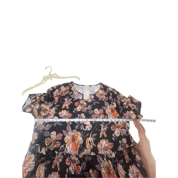 Emery Rose Floral Black Print Dress Sz 2XL NWT - Picture 5 of 5